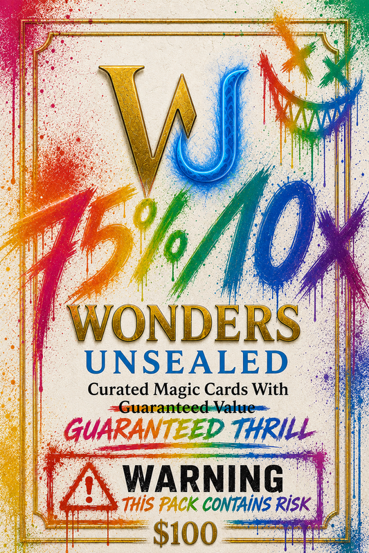 Wonders Unsealed Guaranteed Thrill Mystery Pack - $100