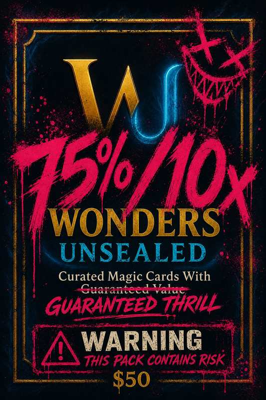 Wonders Unsealed Guaranteed Thrill Mystery Pack - $50