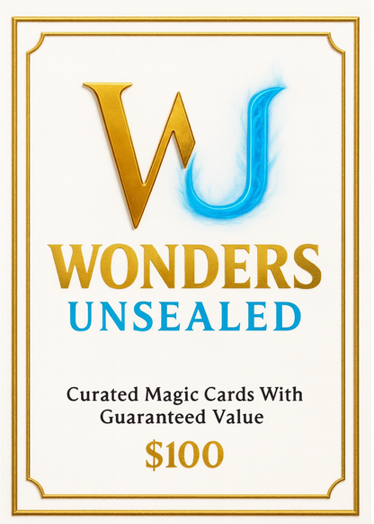 Wonders Unsealed Guaranteed Value Mystery Pack - $100