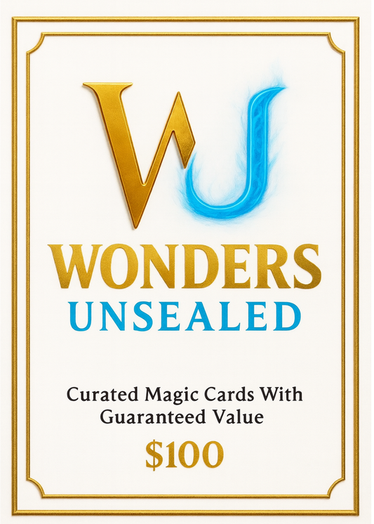 Wonders Unsealed Guaranteed Value Mystery Pack - $100